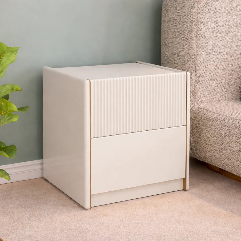 Premium Bedside Table with Storage Drawer – Bedroom Side Table