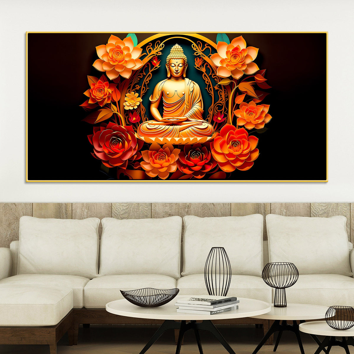 Premium Buddha Decorative Wall Painting for Modern Décor
