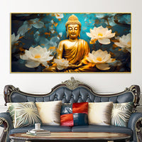 Premium Buddha Wall Canvas Décor for Peaceful Homes