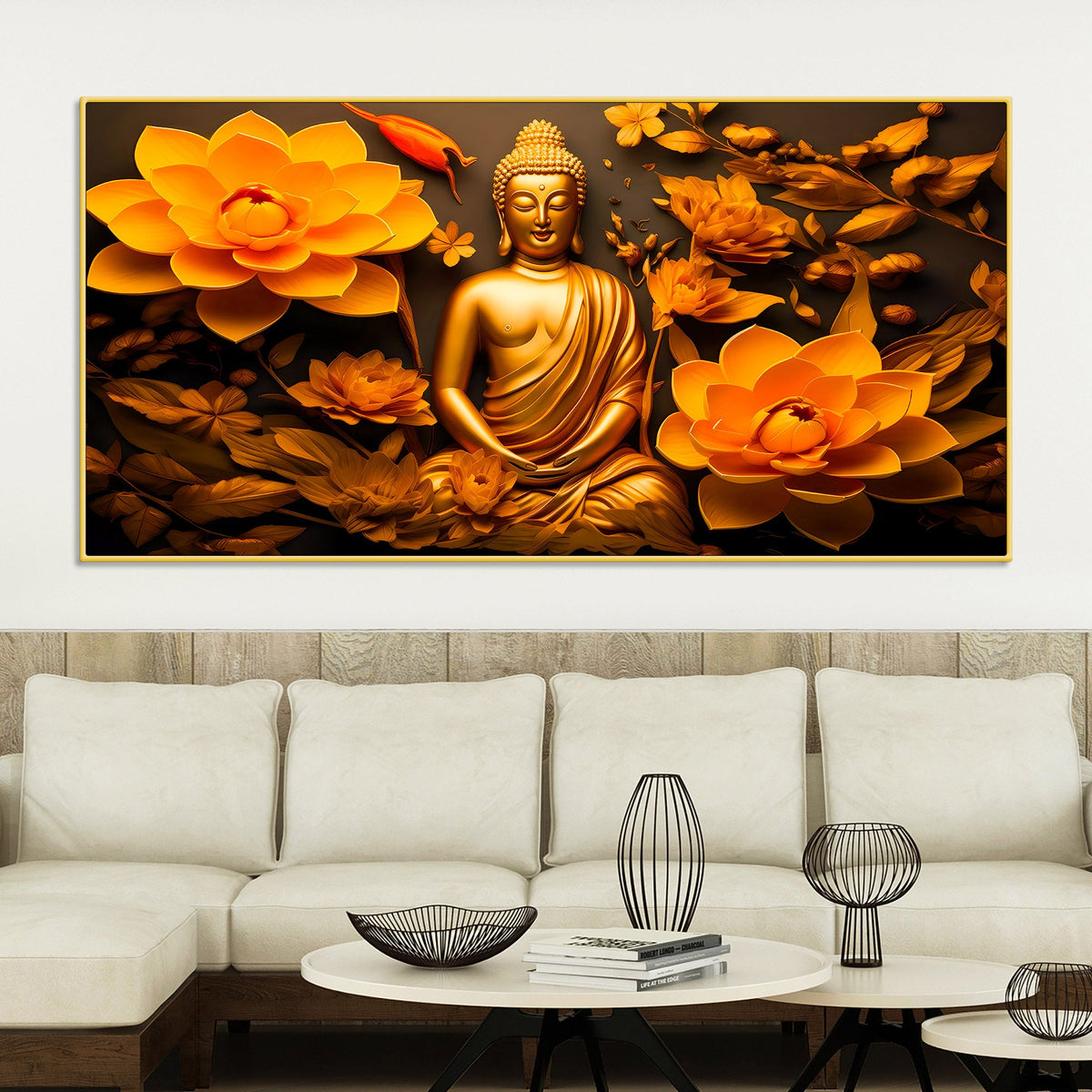 Premium Buddha Wall Canvas Décor Painting for Peaceful Homes