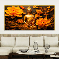Premium Buddha Wall Canvas Décor Painting for Peaceful Homes