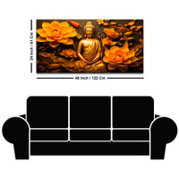 Premium Buddha Wall Canvas Décor Painting for Peaceful Homes
