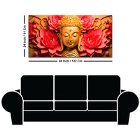 Premium Buddha Wall Canvas Painting for Peaceful Home Decor
