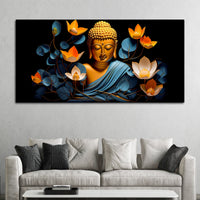 Premium Buddha Wall Painting for Calm & Peaceful Homes