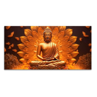 Premium Canvas Wall Painting of Meditating Lord Buddha