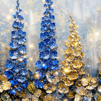 Premium Decorative Flower Crystal Glass Wall Painting for Home Decoration