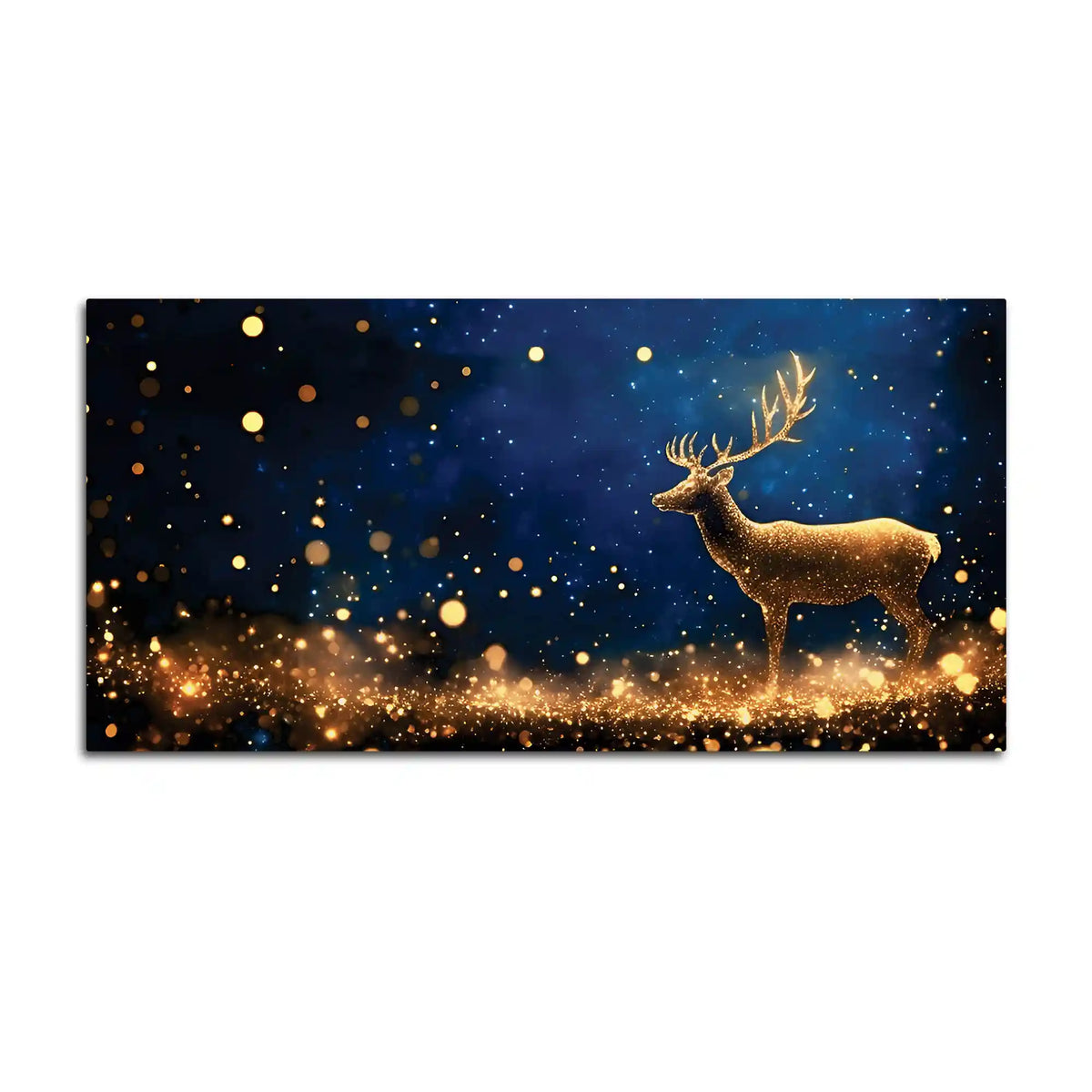 Premium Deer Canvas Wall Art Abstract Painting for Home Decor