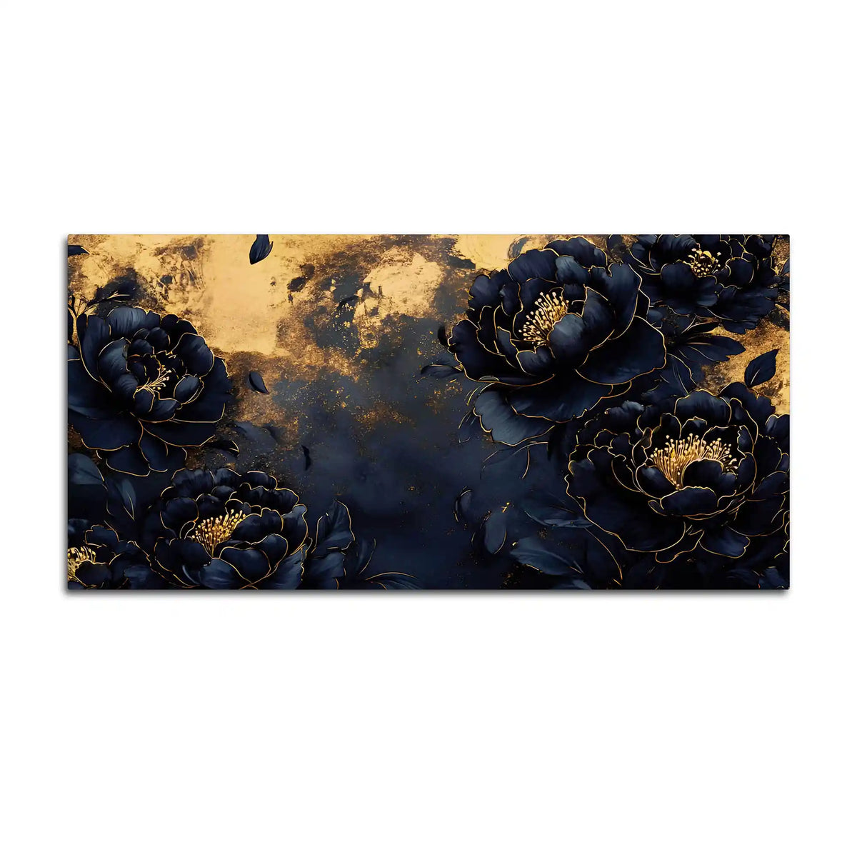 Premium Elegant Flower Canvas Painting for Bedroom Décor