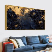 Premium Elegant Flower Canvas Painting for Bedroom Décor