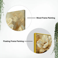 Premium Floral Canvas Wall Art Abstract Painting for Bedroom Décor