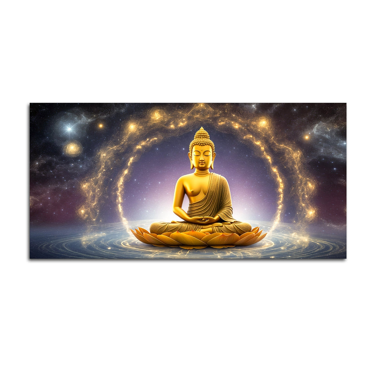 Premium Gautam Buddha Wall Art Painting for Home & Office