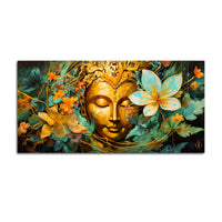 Premium Gautam Buddha Wall Painting for Living Room & Office