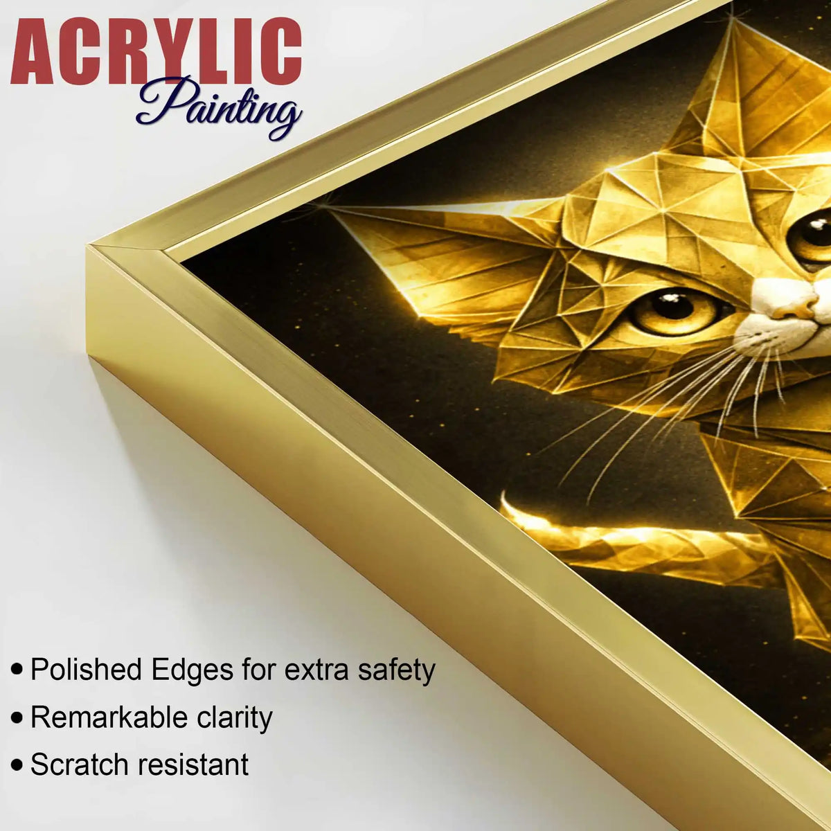 Premium Geometric Animal Acrylic Painting Set of 3