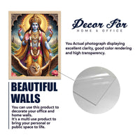 Premium Hindu Religious Wall Frame Set of Four