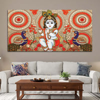 Premium Laddu Gopal Krishna Painting for Spiritual Home