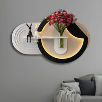 Premium LED Wall Décor with Floral Stand