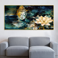 Premium Lord Buddha Wall Painting