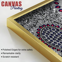 Premium Madhubani Canvas Wall Painting for Modern Ethnic Decor