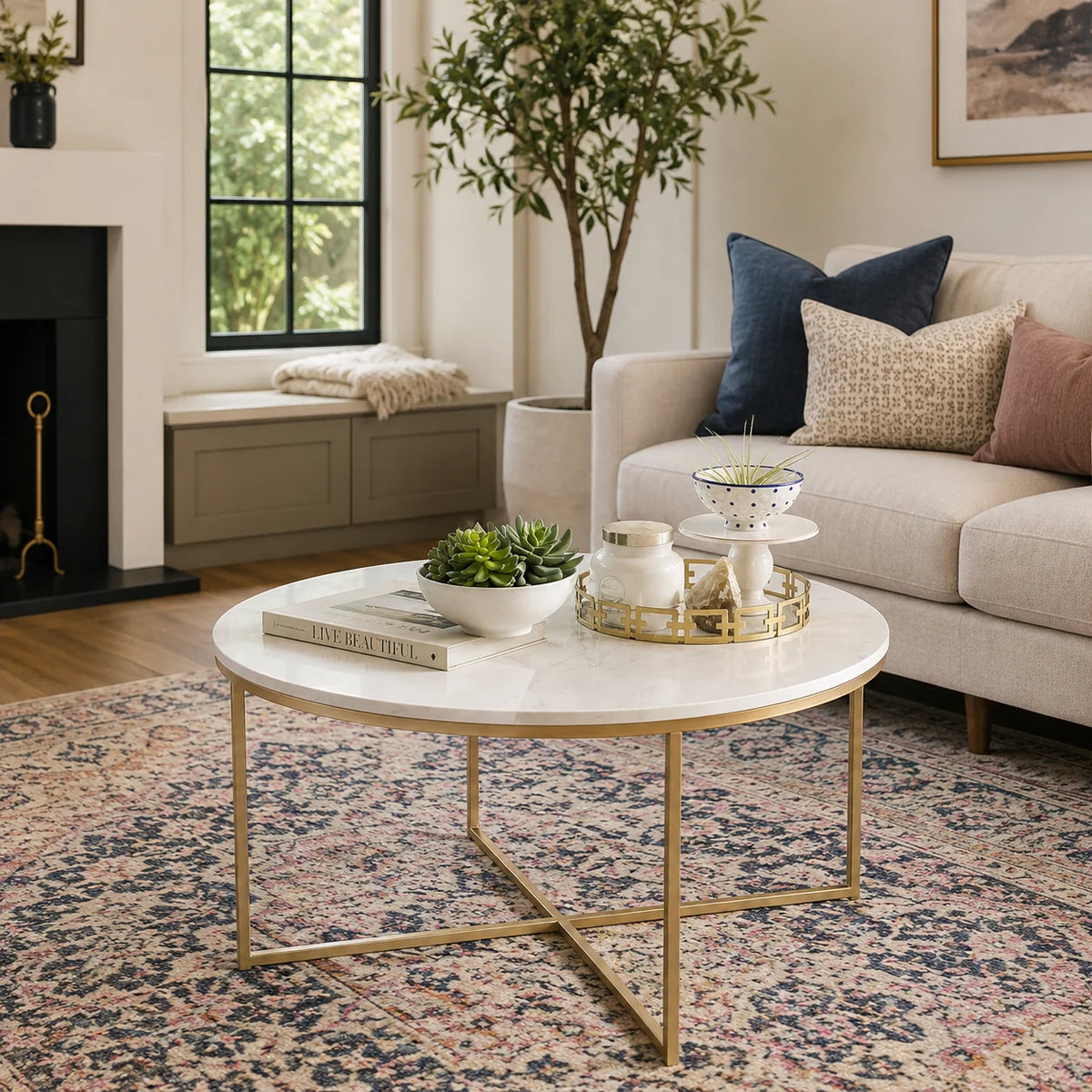 Premium Marble Table for Luxury Living Room Decor