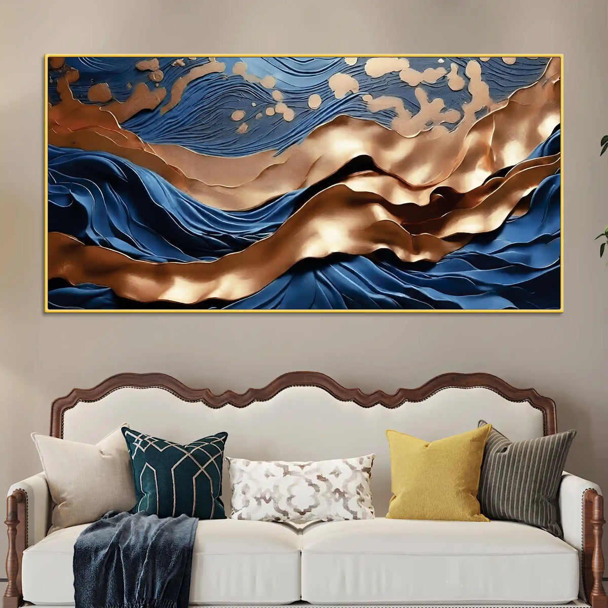 Premium Modern Abstract Canvas Wall Painting for Luxury Décor