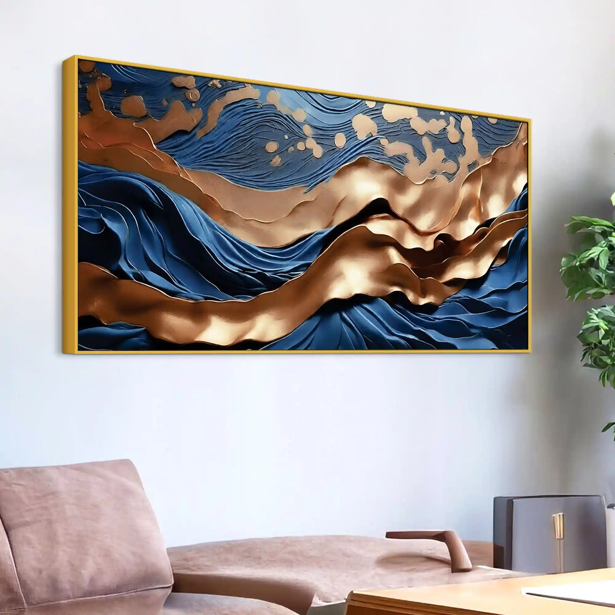 Premium Modern Abstract Canvas Wall Painting for Luxury Décor