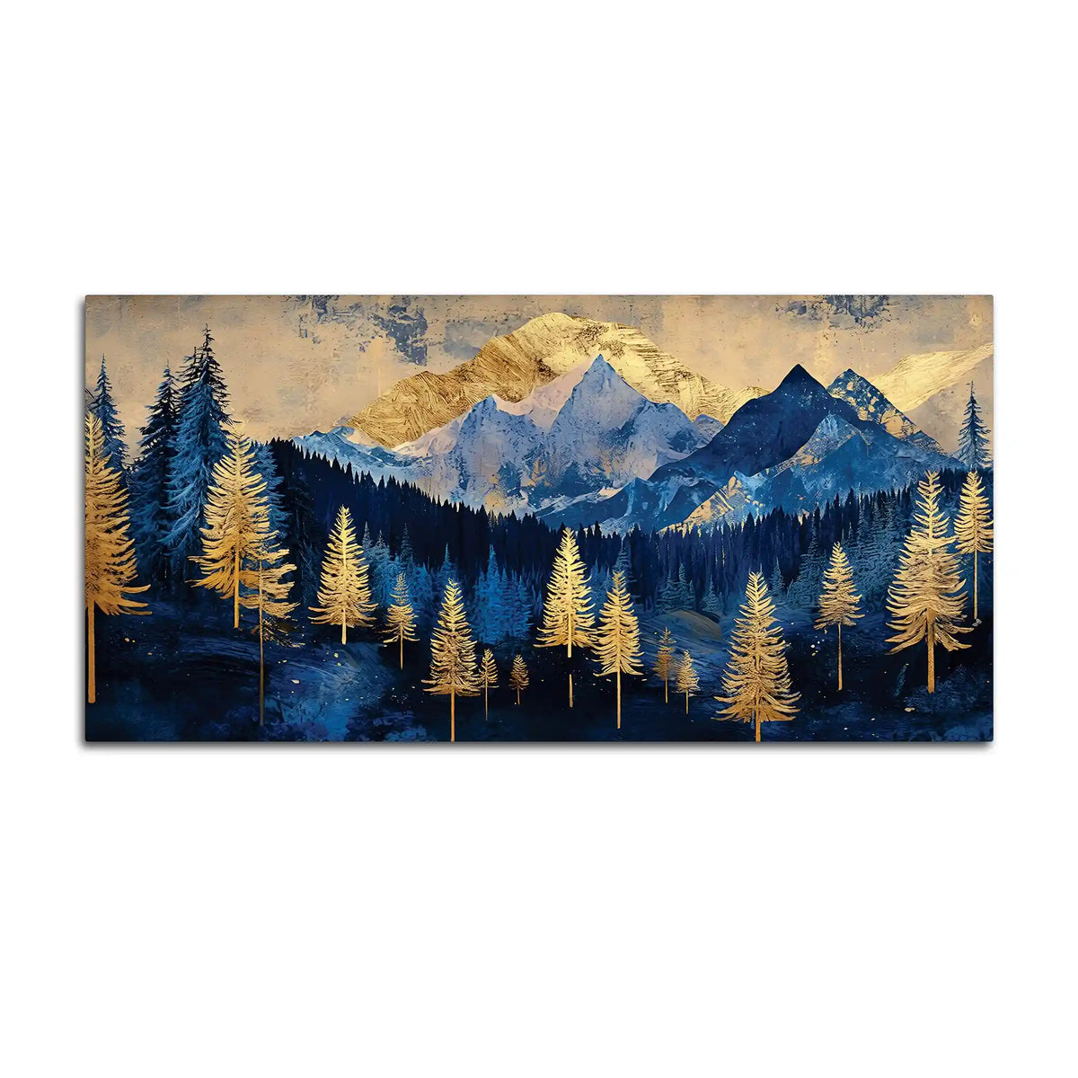 Premium Modern Abstract Mountain Canvas Painting