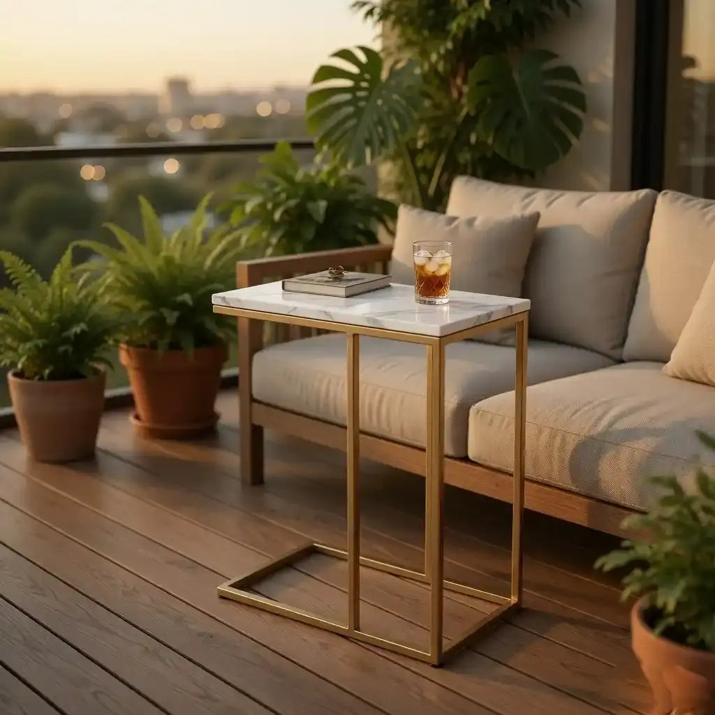Premium Modern Accent Table for Living Room, Bedroom & Loung