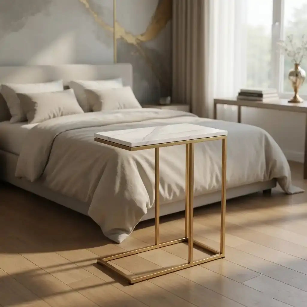 Premium Modern Accent Table for Living Room, Bedroom & Loung