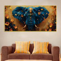 Premium Modern Elephant Canvas Painting for Wall Decor
