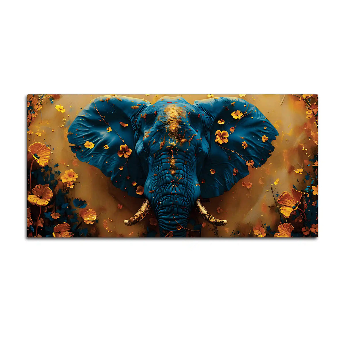 Premium Modern Elephant Canvas Painting for Wall Decor