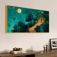 Premium Night Abstract Canvas Wall Painting for Home Décor