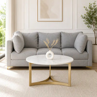 Premium Round Marble Center Table with Stylish Structure
