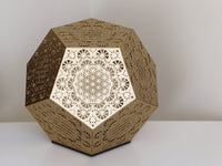 Premium Sacred Pattern Shadow Home Table Lamp