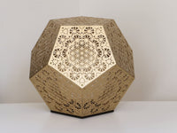Premium Sacred Pattern Shadow Home Table Lamp