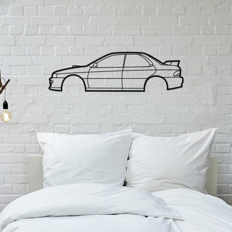Premium Sedan Metal Wall Art for Wall Decoration