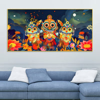Premium Shree Jagannath Wall Art Canvas Painting