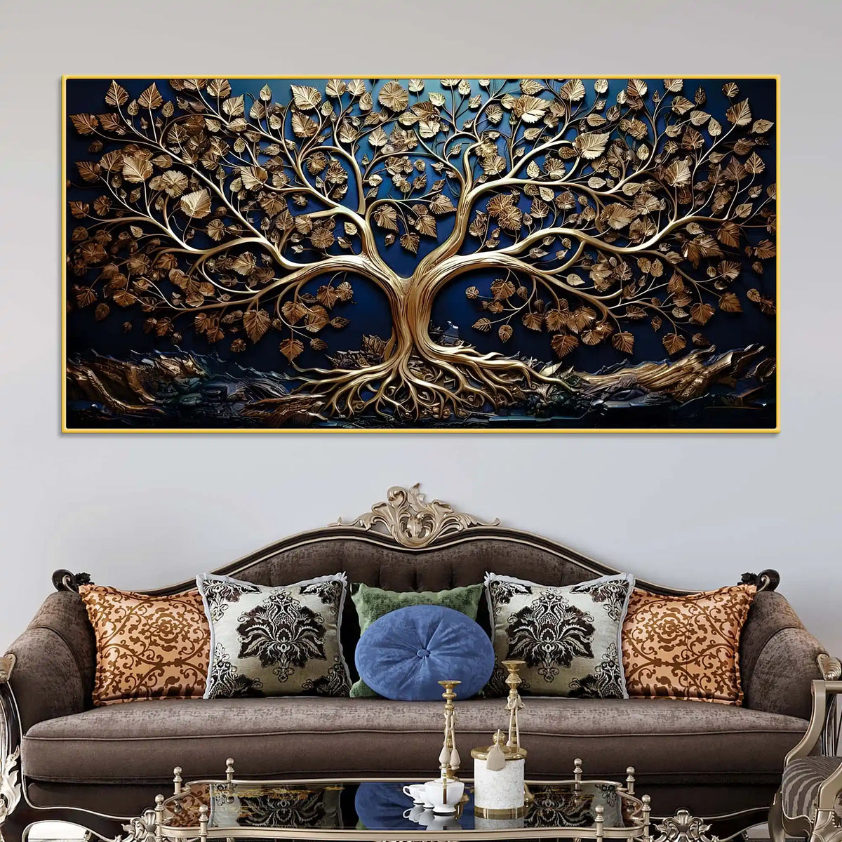 Premium Tree of Life Wall Canvas Painting for Interiors
