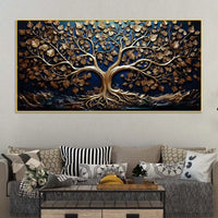 Premium Tree of Life Wall Canvas Painting for Interiors