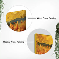 Premium Wheat Field Canvas Wall Painting for Home Décor