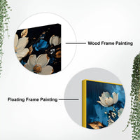 Premium White Flower Canvas Wall Art Painting for Wall Décor