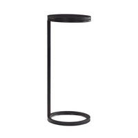 Ring Base Black Marble Designer Side Table