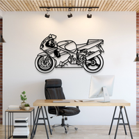 Racing Sports Bike Metal Wall Art for Office & Home Décor