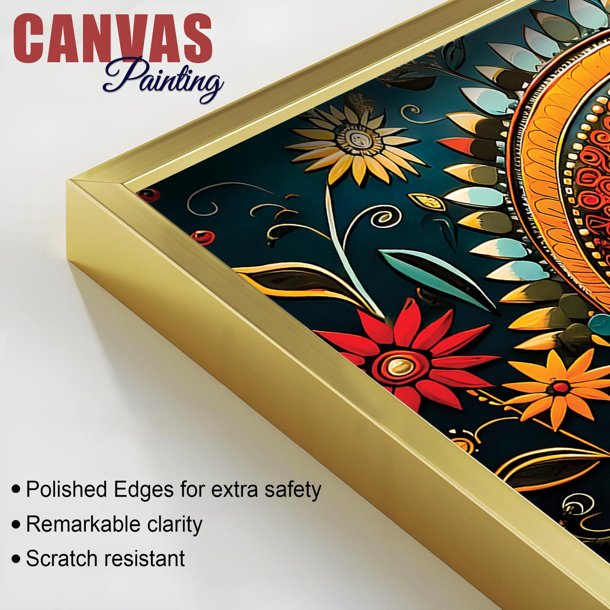 Radha Krishna Decorative Indian Canvas Painting