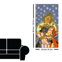 Radha Krishna Divine Canvas Wall Painting | Premium Home Decor Painting