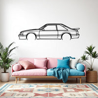 Retro Sedan Metal Wall Decor for Café & Home Interiors