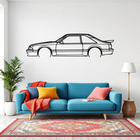 Retro Sedan Metal Wall Decor for Café & Home Interiors