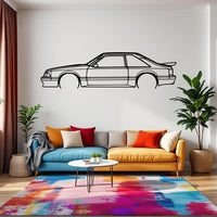 Retro Sedan Metal Wall Decor for Café & Home Interiors