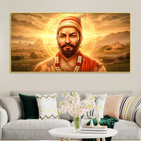 Royal Indian Chhatrapati Shivaji Maharaj Wall Art Painting