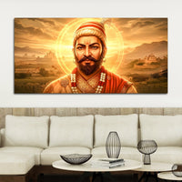 Royal Indian Chhatrapati Shivaji Maharaj Wall Art Painting