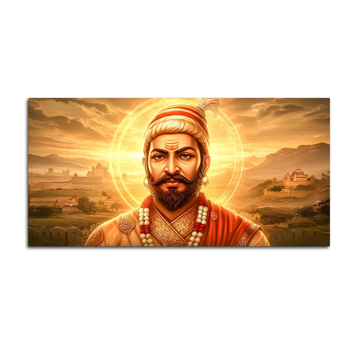 Royal Indian Chhatrapati Shivaji Maharaj Wall Art Painting